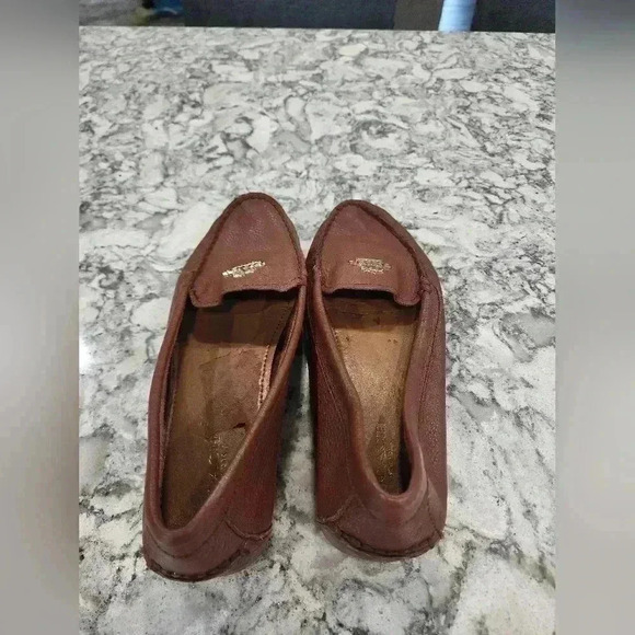 VINTAGE COACH BROWN PENNY LOAFERS FLATS SHOES PREPPY "OPAL" SZ 7 B - Picture 3 of 7